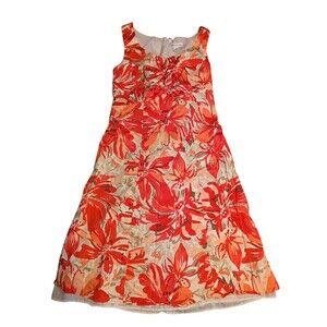 Coldwater Creek Floral Sleeveless Dress - Size 12